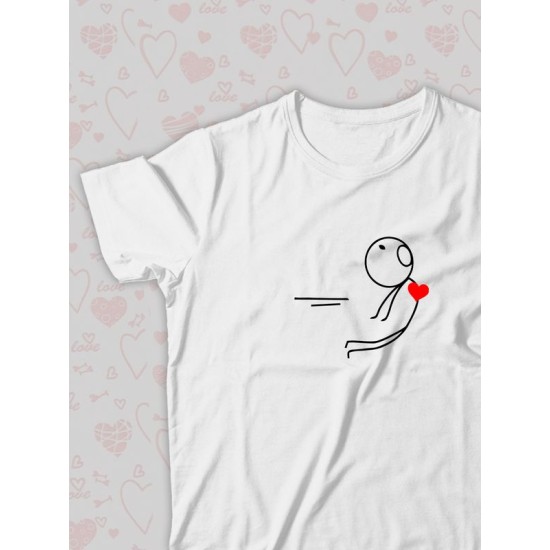 Парная футболка любовь love парочка с принтом