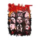 Футболка Slipknot группа Слипкнот участники маски рок с принтом