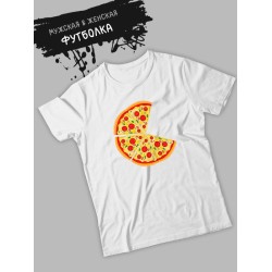 Футболка фэмили лук пицца pizza с принтом