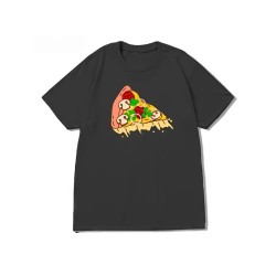 Парная футболка с пиццей pizza парочка с принтом
