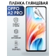 Защитная гидрогелевая пленка для смартфона Орро A2 pro. Глянцевая полиуретановая плёнка на мобильный телефон Оппо А2 про, для защиты экрана.