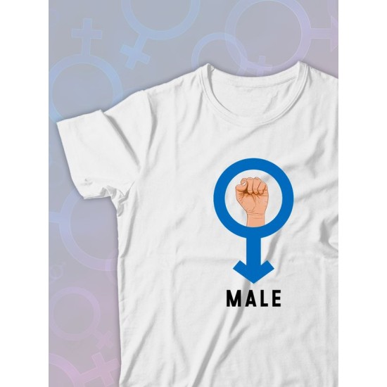 Парная футболка female alpha male парочка с принтом