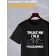 Футболка программиста trust me программирование с принтом