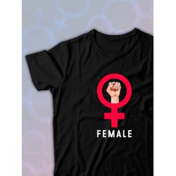 Парная футболка female alpha male парочка с принтом