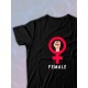 Парная футболка female alpha male парочка с принтом