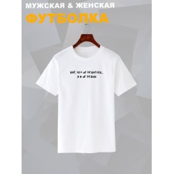 Футболка с приколами минимализм с принтом