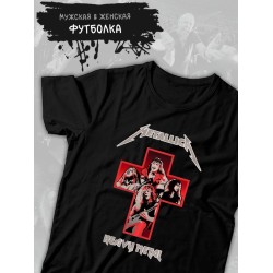Футболка Metallica Металлика металика с принтом