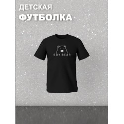 Футболка фэмили лук с мишкой с принтом
