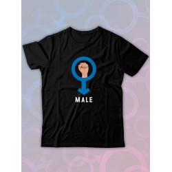 Парная футболка female alpha male парочка с принтом