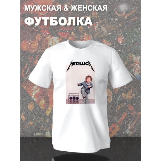 Футболка Металлика Metallica рок с принтом