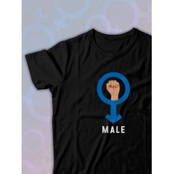 Парная футболка female alpha male парочка с принтом