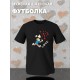 Парная футболка Love loving you с сердечками с принтом