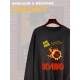Свитшот Цой жив с принтом в стиле rock merch, винтажная одежда андеграунд y2k, оверсайз унисекс.