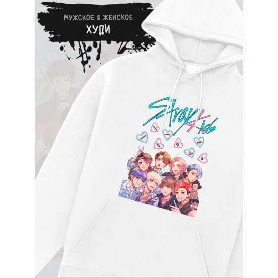 Худи Стрей кидс Stray kids с принтом Bangсhan Lee Know Hyunjin HAN Felix I.N Seungmin Changbin, с капюшоном, кей поп одежда, кпоп мерч kpop merch y2k.