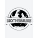 Футболка фэмили лук bro динозавр для сына с семейным принтом