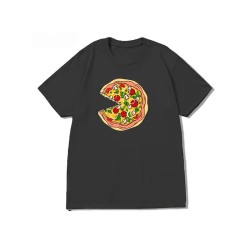 Парная футболка с пиццей pizza парочка с принтом