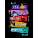 Футболка аниме eat sleep anime gaming repeat прикол с принтомrground y2k