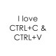 Шоппер с приколами I love ctrl c ctrl v с принтом и надписью программирование бежевый