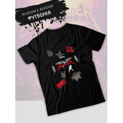 Футболка Metallica металика Металлика с принтом