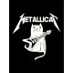 Футболка meow Metallica Металлика с котом с принтом