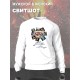 Свитшот с принтом Княzz мерч rock merch, толстовка без капюшона, рокерская одежда андеграунд street style y2k underground унисекс.