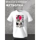 Футболка аниме тянка anime girl с принтом