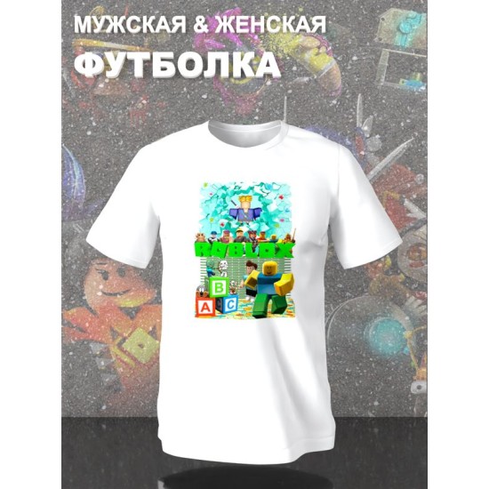 Футболка Roblox Роблокс игра роблох с принтом