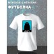 Футболка meh с котом черным котиком с принтом
