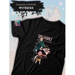 Футболка Семья шпиона Spy X Family underground аниме с принтом