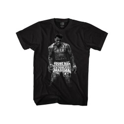 Футболка Мухаммед Али Muhammad Ali с принтом и надписью с боксерской тематикой в стиле винтаж, прикольная одежда андеграунд гранж y2k style, оверсайз унисекс.