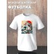 Футболка catzilla котзилла аниме котик с принтом