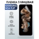 Защитная гидрогелевая пленка для смартфона Samsung W24 flip. Глянцевая полиуретановая плёнка на мобильный телефон Самсунг В24 флип, для защиты экрана.