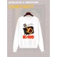 Свитшот Цой жив с принтом в стиле rock merch, винтажная одежда андеграунд y2k, оверсайз унисекс.