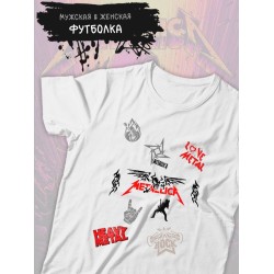 Футболка Metallica металика Металлика с принтом