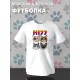 Футболка Kiss Кисс рок с мемными котами с принтом