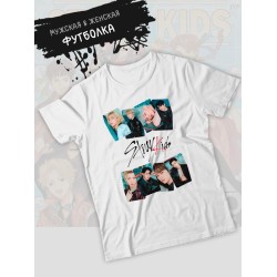 Футболка Stray kids участники Стрей кидс Skz Стрэй кидз скз с принтом