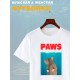 Футболка paws с крысой и мышью прикол с принтом