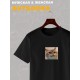 Футболка мем с котом и котиком с принтом