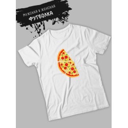Футболка фэмили лук пицца pizza с принтом