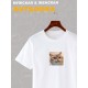 Футболка мем с котом и котиком с принтом