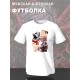 Футболка Токийский гуль Канеки и Тоука Ризе Tokyo ghoul аниме с принтом