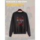 Свитшот Сектор Газа с принтом в ретро винтажном стиле, панк рок мерч punk rock merch, без капюшона, гранж одежда андеграунд y2k style underground.