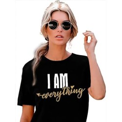 Парная футболка everything парочка любовь с принтом