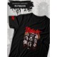 Футболка Slipknot группа Слипкнот участники маски рок с принтом