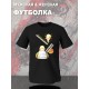 Футболка аниме тянка вайфу anime girl waifu с принтом