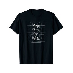 Футболка Пинк Флойд Pink Floyd The Wall с принтом и надписью в ретро винтажном стиле рок мерч rock merch, одежда андеграунд гранж y2k style, оверсайз унисекс.