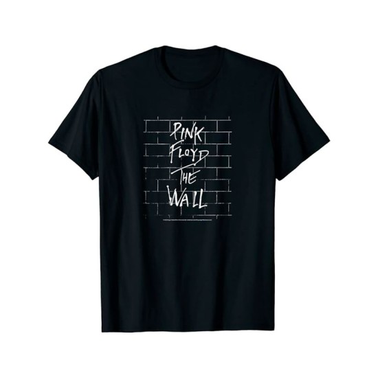 Футболка Пинк Флойд Pink Floyd The Wall с принтом и надписью в ретро винтажном стиле рок мерч rock merch, одежда андеграунд гранж y2k style, оверсайз унисекс.