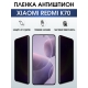 Защитная гидрогелевая пленка для смартфона Xiaomi Redmi k70. Полиуретановая плёнка антишпион на мобильный телефон Ксиоми Редми к70, для защиты экрана.