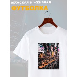 Футболка new york city нью йорк с принтом