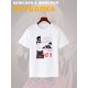 Футболка аниме тян вайфу anime girl waifu merch с принтом